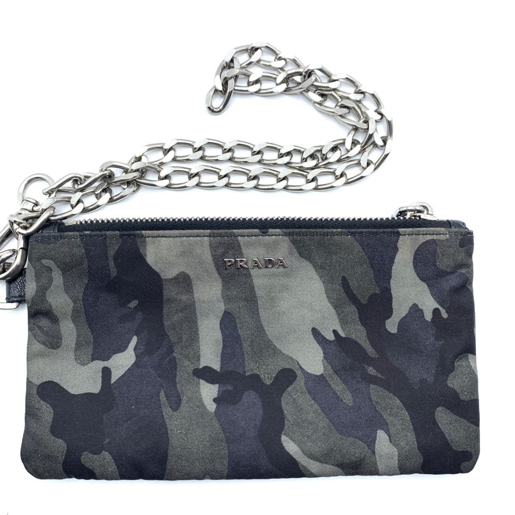Prada Camouflage Nylon Coin Purse/Coin Case (Pre-Owned)