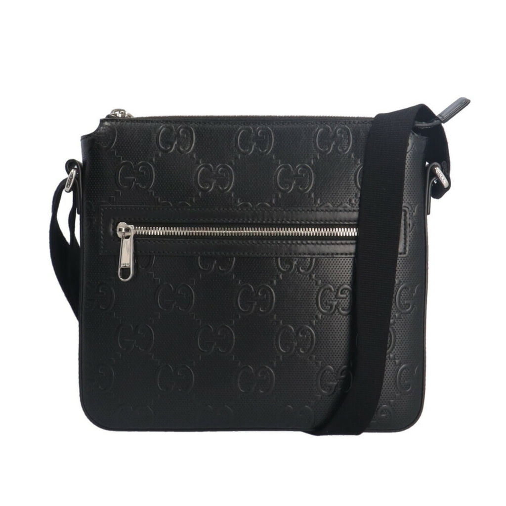 Gucci Black Leather Shoulder Bag (Pre-Owned)