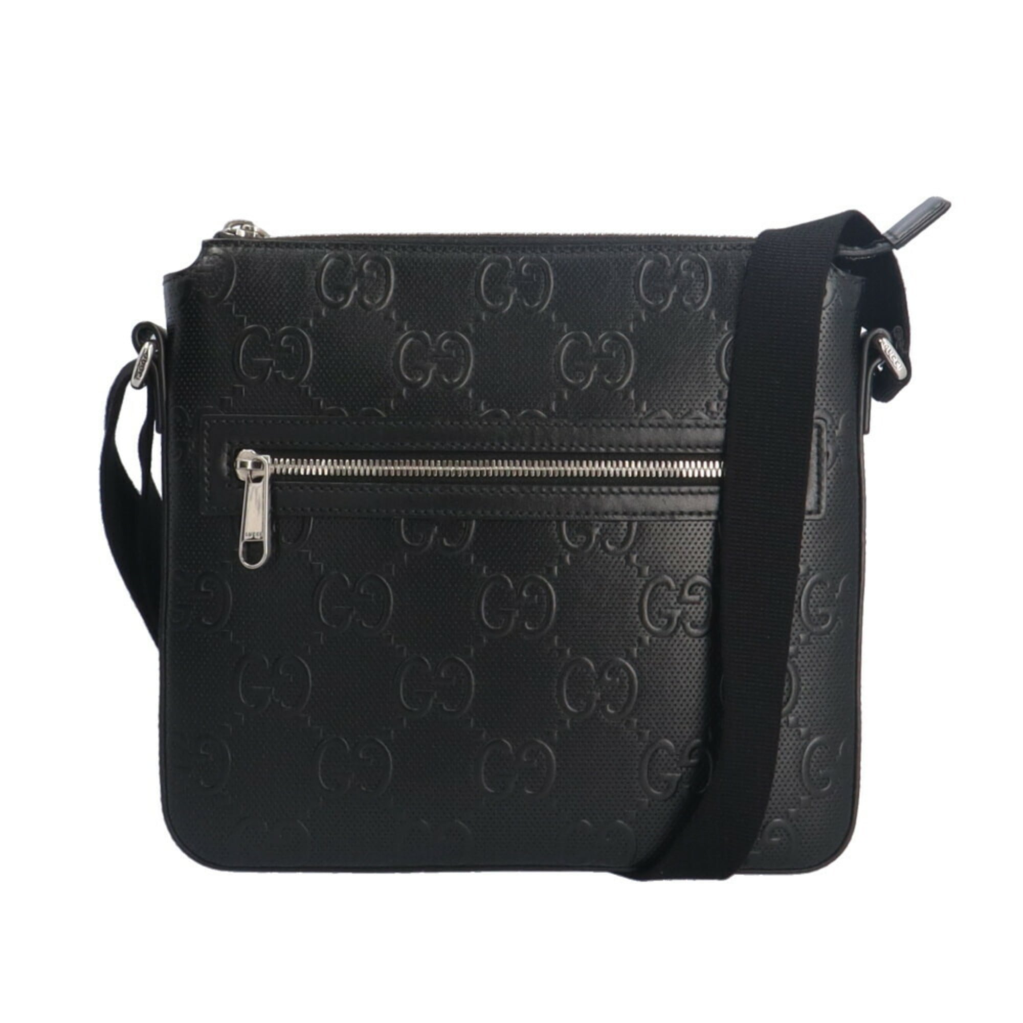 Gucci Black Leather Shoulder Bag (Pre-Owned)