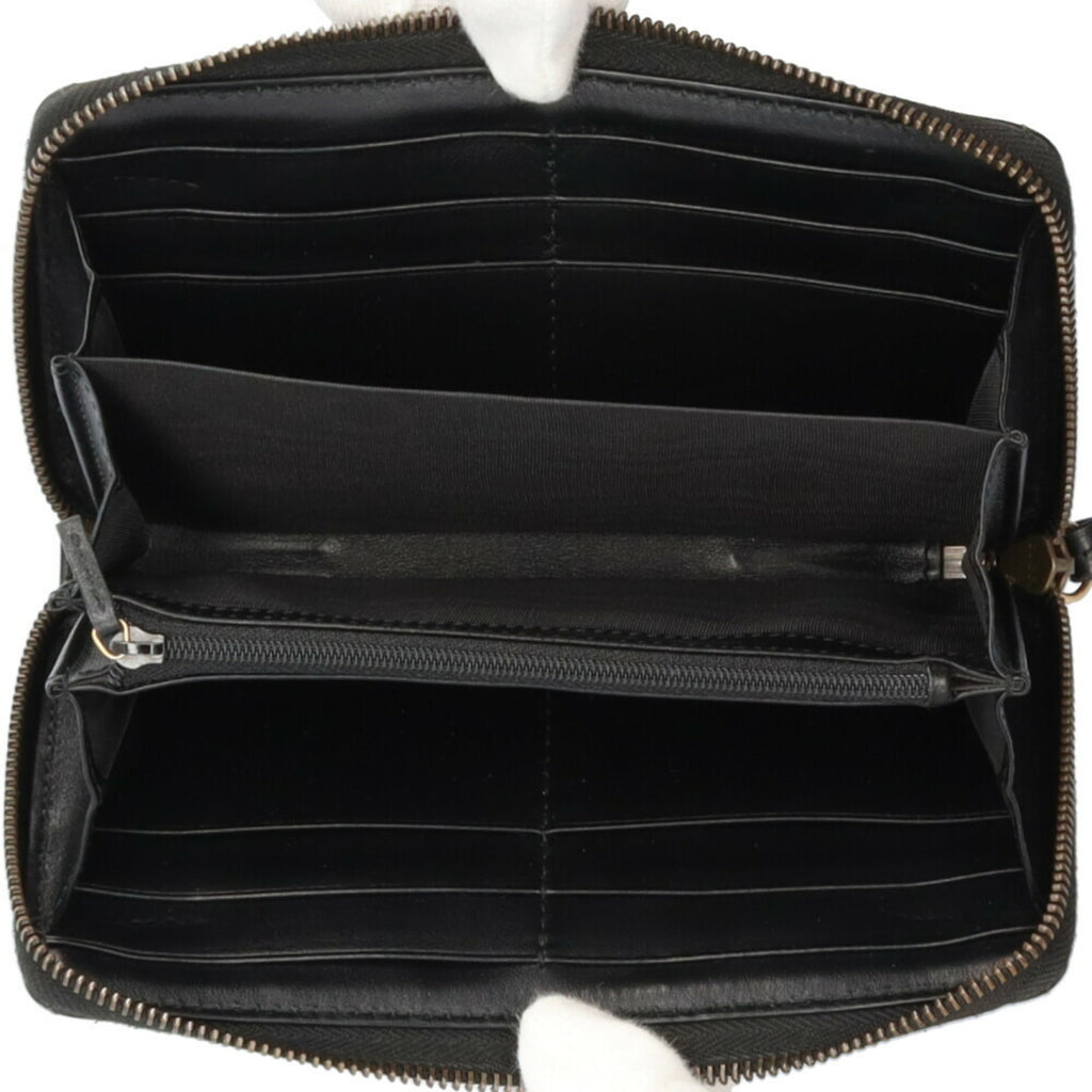 Gucci Black Leather Coin Purse/Coin Case (Pre-Owned)