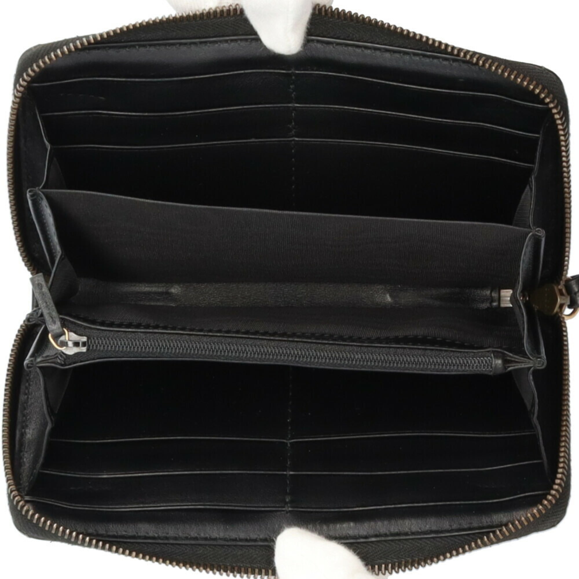 Gucci Black Leather Coin Purse/Coin Case (Pre-Owned)