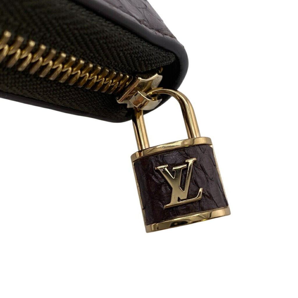 Louis Vuitton Exotic Brown Monogram Monogram Long Wallet (Bi-Fold) (Pre-Owned)