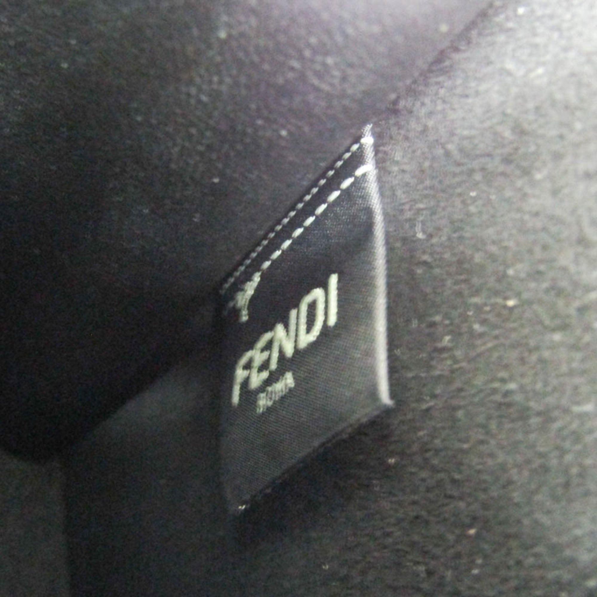 Fendi Pink Leather Shoulder Bag (Pre-Owned)