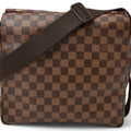 Louis Vuitton Damier Brown Damier Canvas Coated Canvas Shoulder Bag (Pre-Owned)