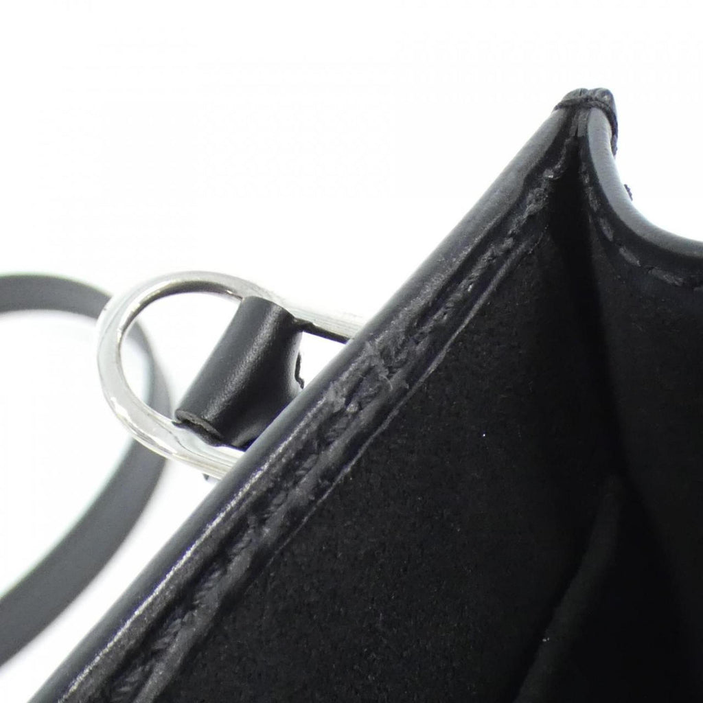 Louis Vuitton Black Leather Handbag (Pre-Owned)