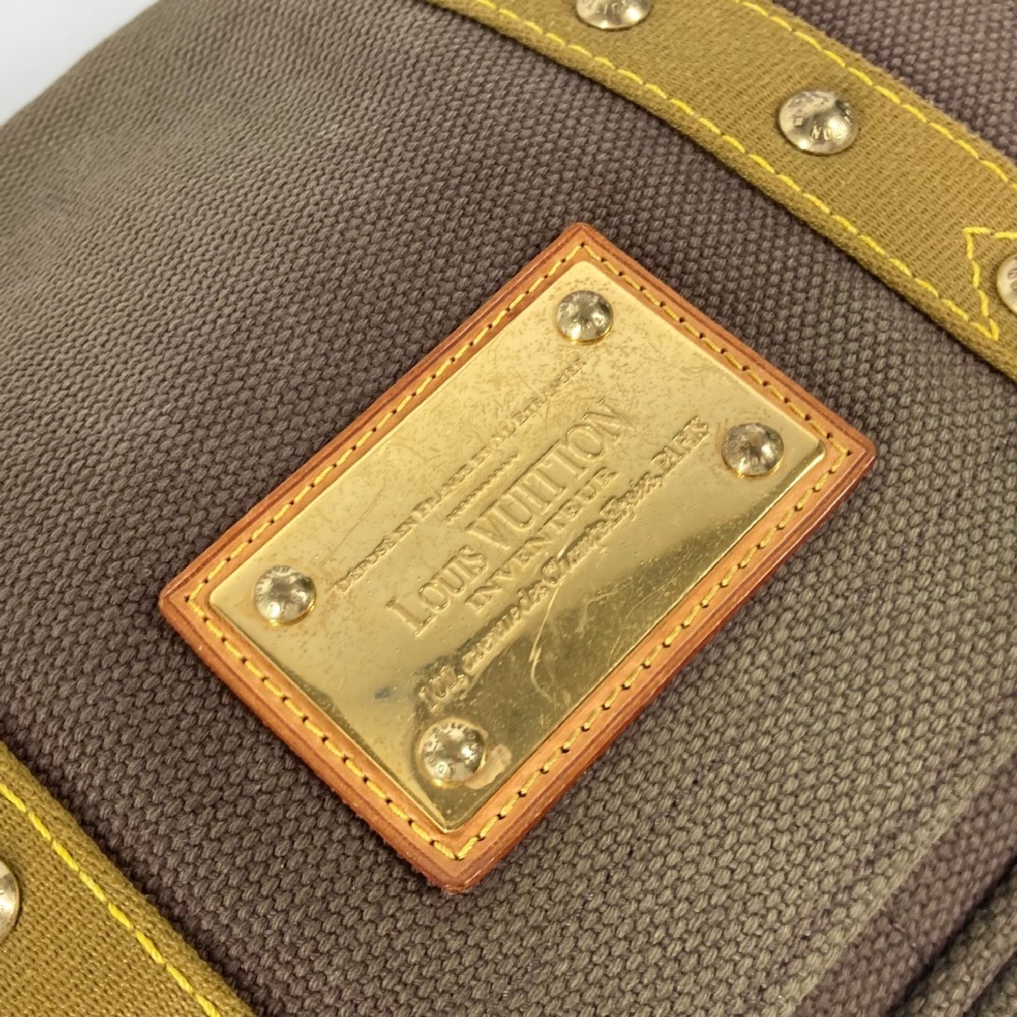 Louis Vuitton Brown Canvas Shoulder Bag (Pre-Owned)