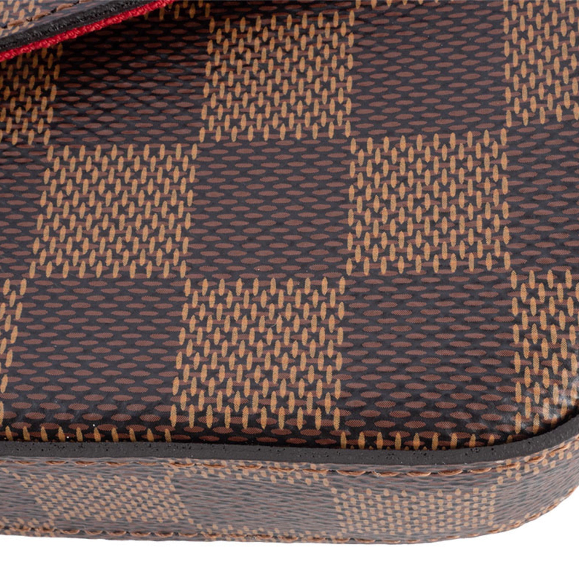 Louis Vuitton Brown Damier Canvas Ebene Damier Canvas Shoulder Bag (Pre-Owned)