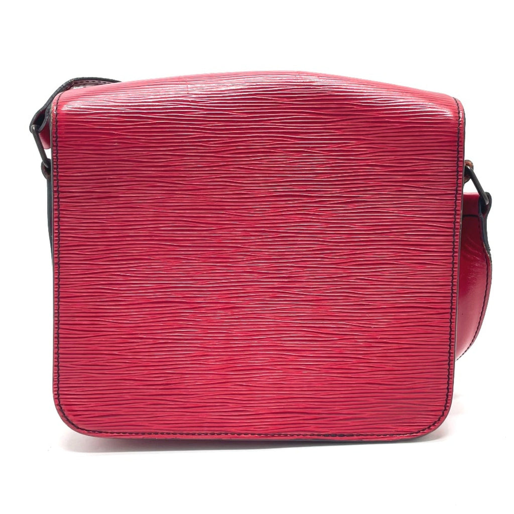 Louis Vuitton Red Leather Shoulder Bag (Pre-Owned)
