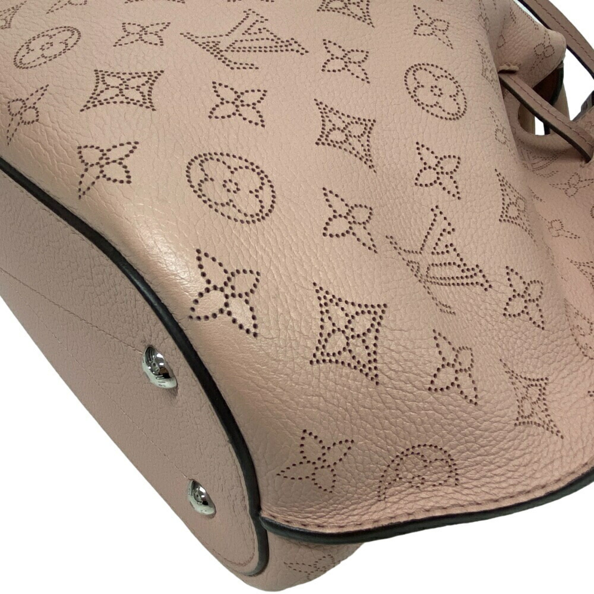 Louis Vuitton Mahina Pink Leather Handbag (Pre-Owned)