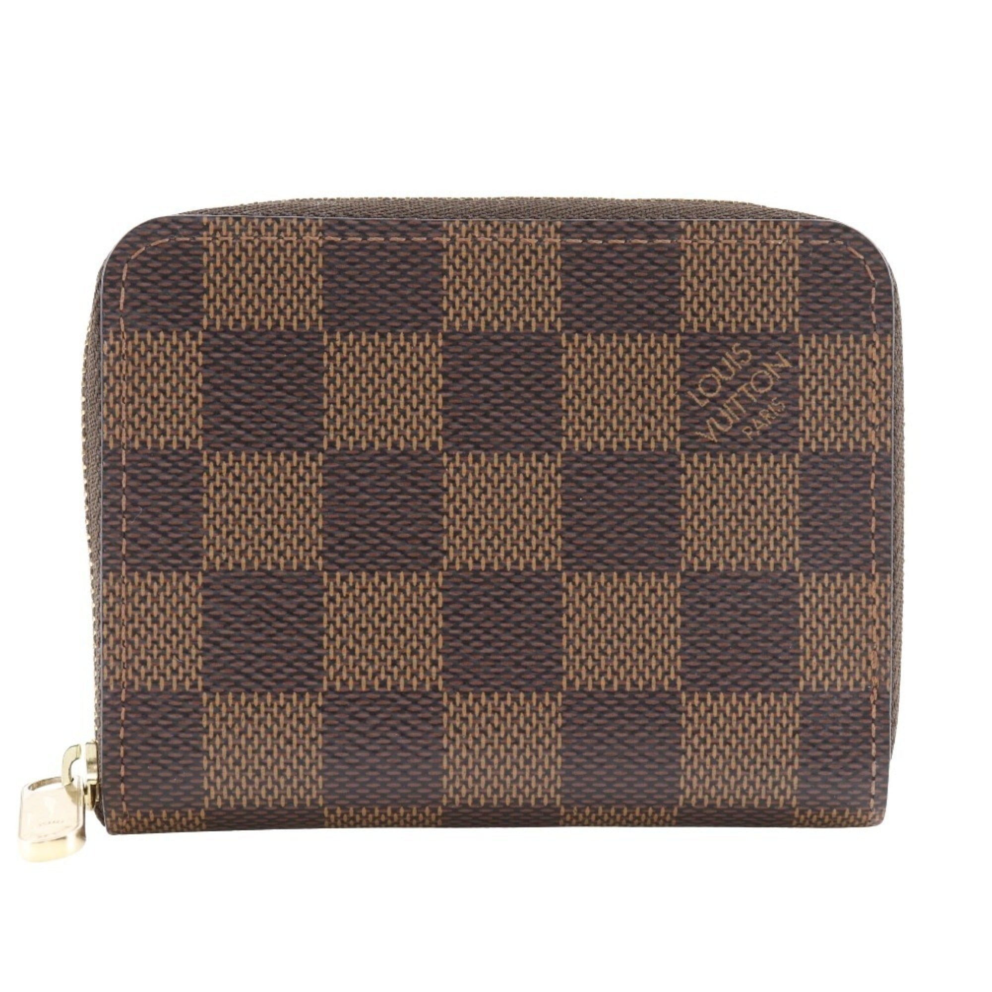 Louis Vuitton Brown Damier Canvas Coin Purse/Coin Case (Pre-Owned)