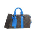 Louis Vuitton Monogram Macassar Marron Coated Canvas Boston Bag (Pre-Owned)