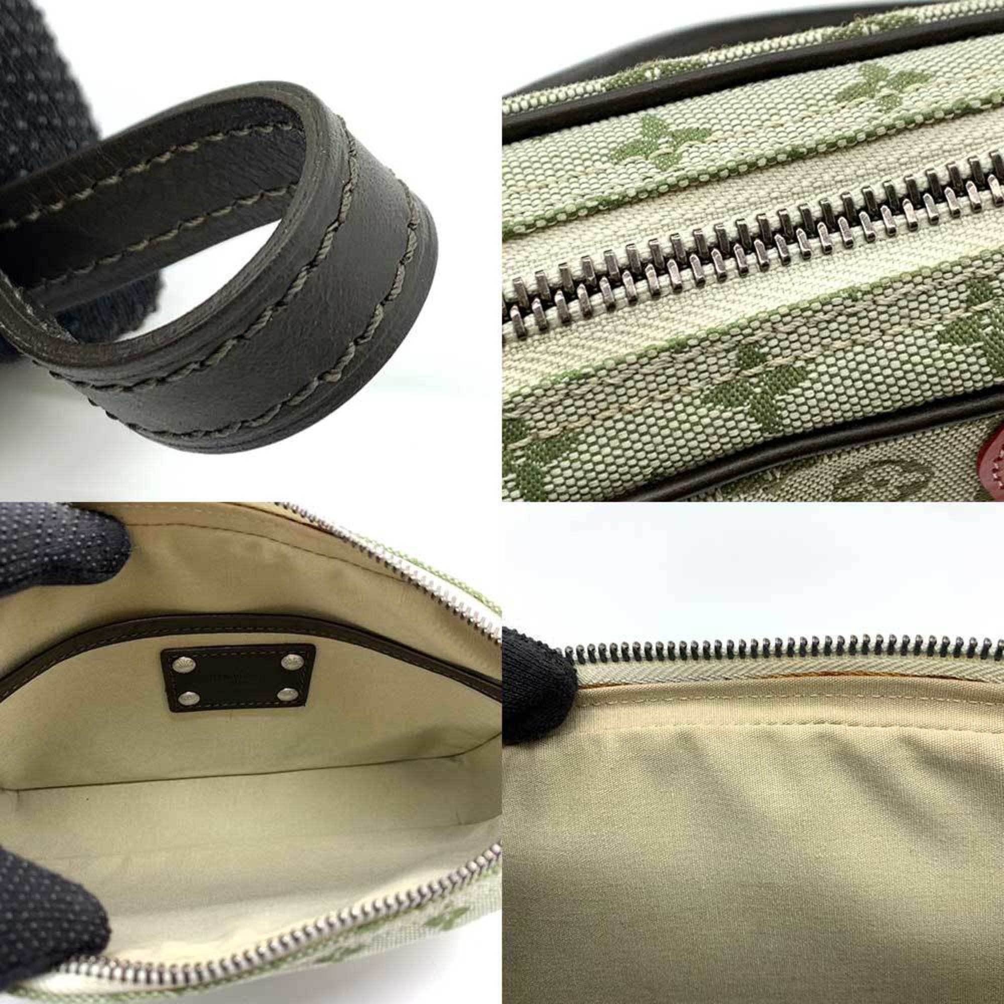 Louis Vuitton Monogram Mini Green Khaki Multi-Color Monogram Mini Handbag Pochette (Pre-Owned)