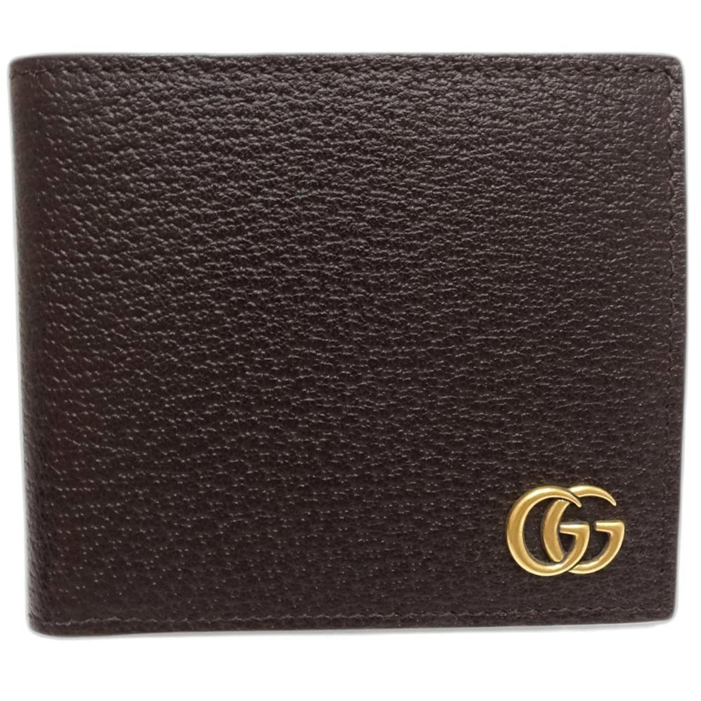 Gucci Dark Brown Leather Wallet (Bi-Fold) (Pre-Owned)