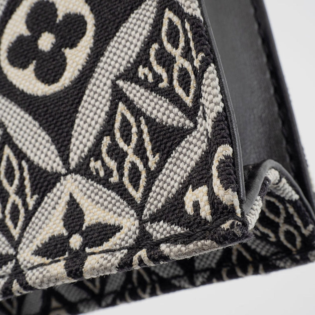 Louis Vuitton Black White Monogram Jacquard Shoulder Bag (Pre-Owned)