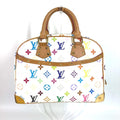 Louis Vuitton Multi-Color White Monogram Multicolore Canvas Boston Bag Handbag (Pre-Owned)