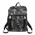 Prada Black Green Nylon Backpack (Pre-Owned)