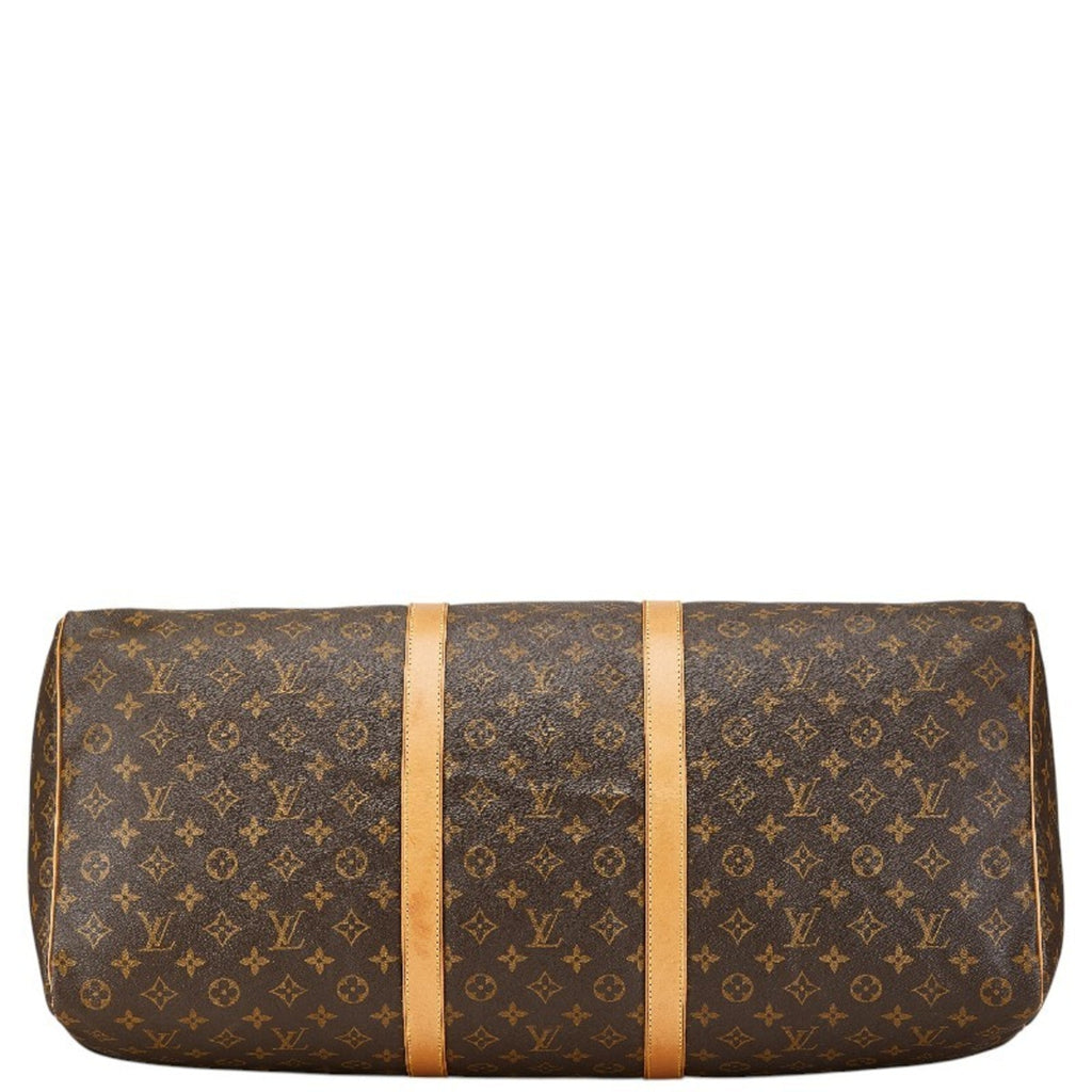 Louis Vuitton Brown Pvc Leather Boston Bag (Pre-Owned)