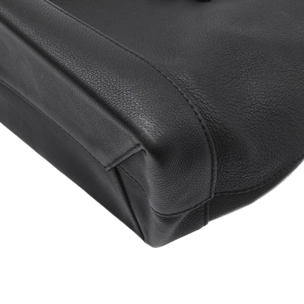 Louis Vuitton Black Leather Backpack (Pre-Owned)