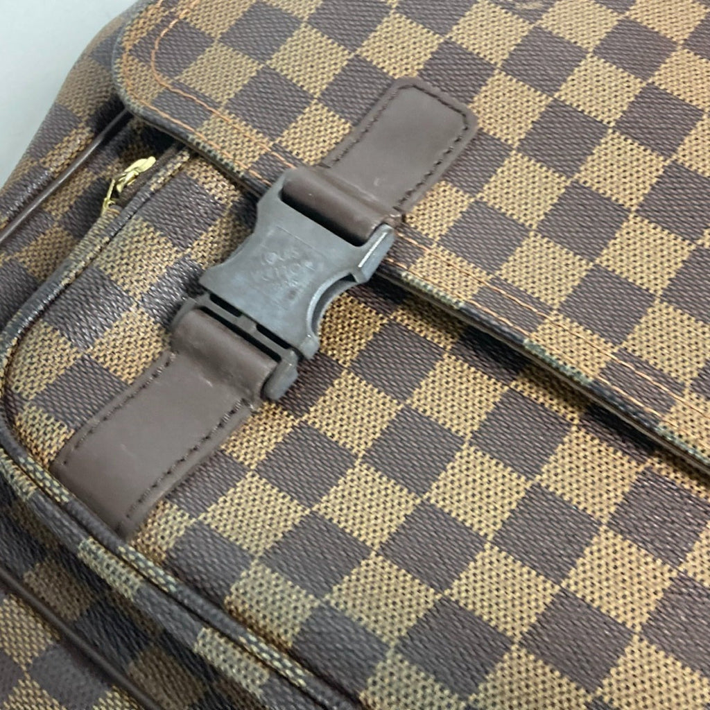 Louis Vuitton Brown Ebene Damier Canvas Messenger Bag Shoulder Bag (Pre-Owned)
