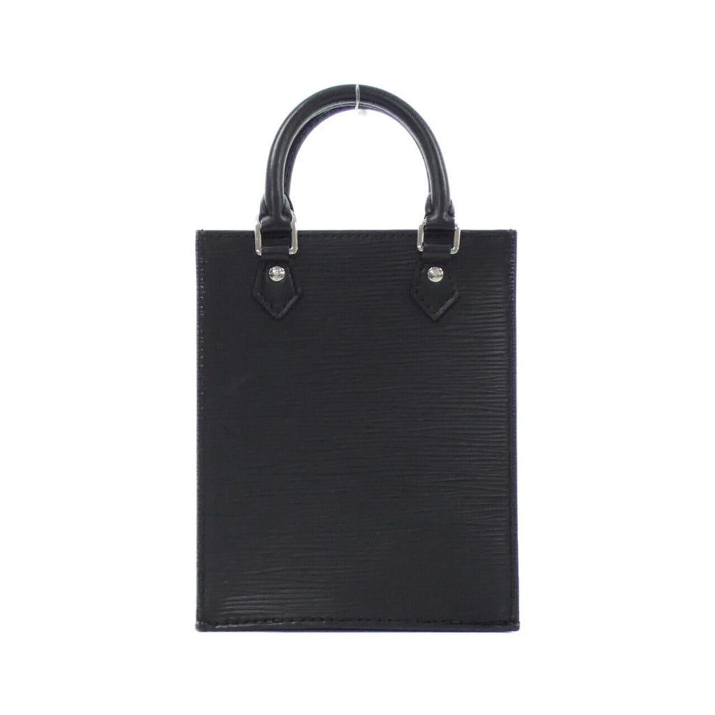 Louis Vuitton Black Leather Handbag (Pre-Owned)