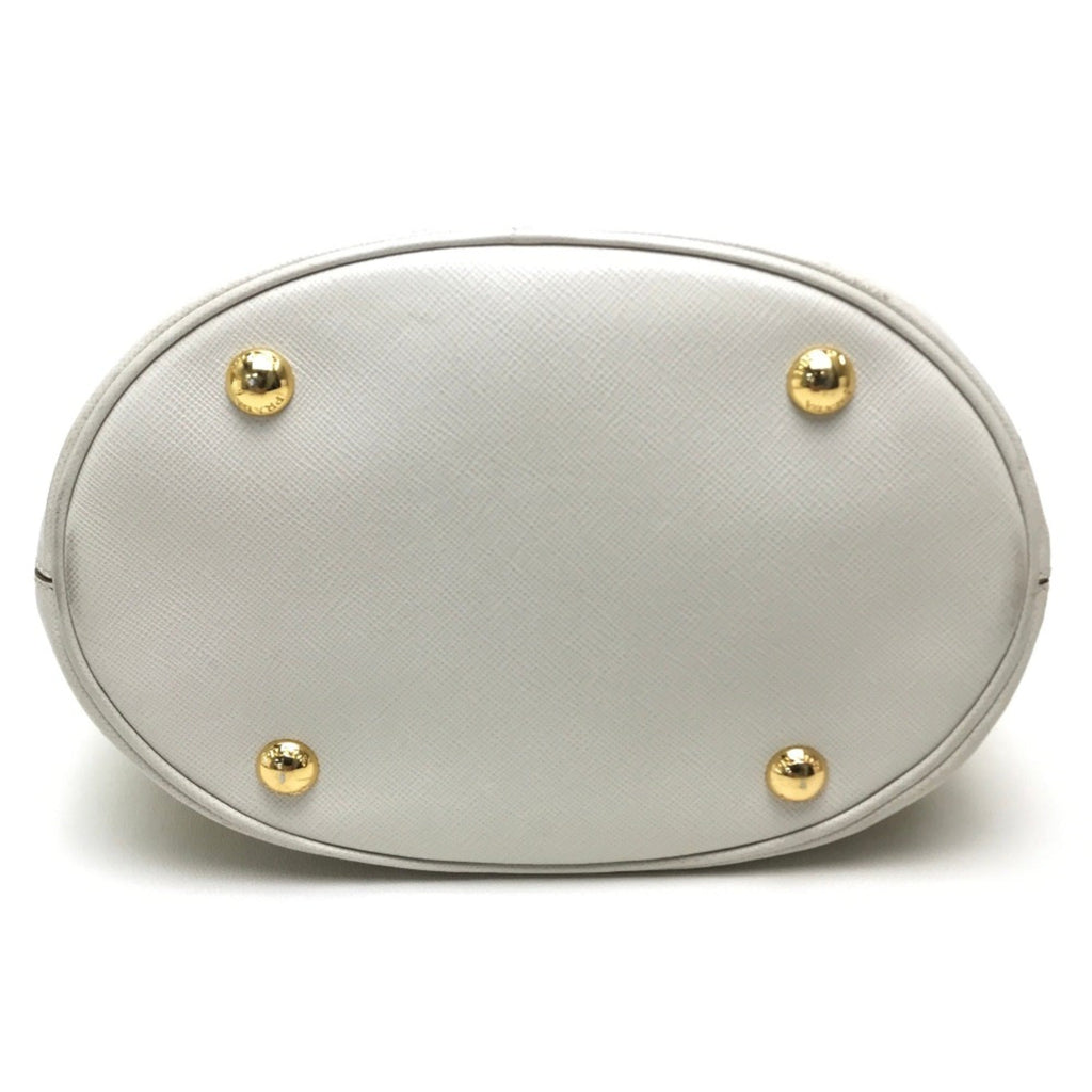 Prada Yellow Leather Shoulder Bag (Pre-Owned)