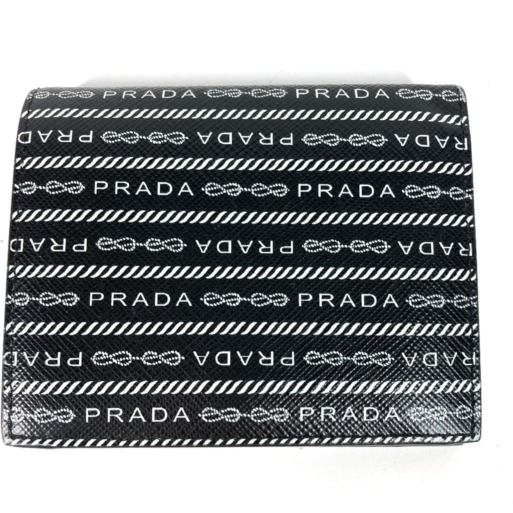 Prada Black Leather Wallet (Bi-Fold) (Pre-Owned)