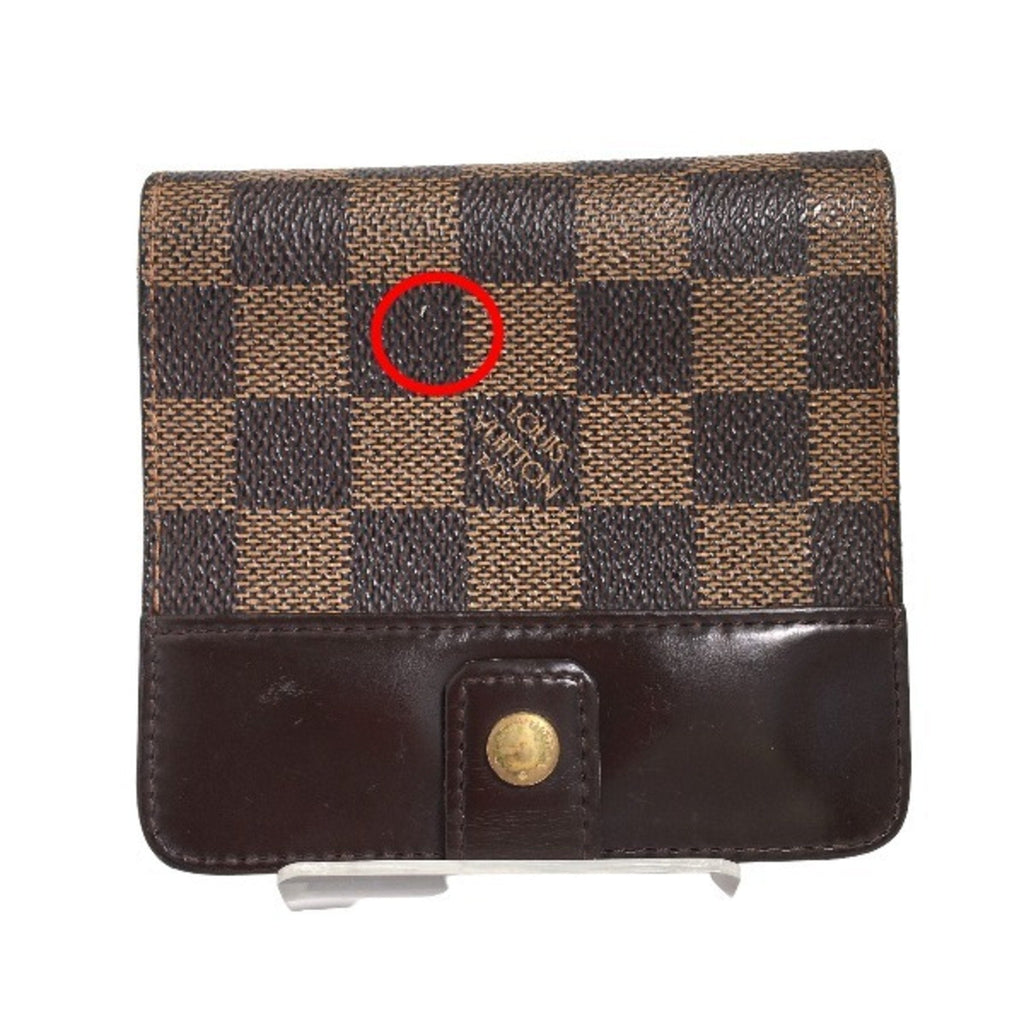 Louis Vuitton Damier Brown Damier Canvas Wallet (Bi-Fold) (Pre-Owned)