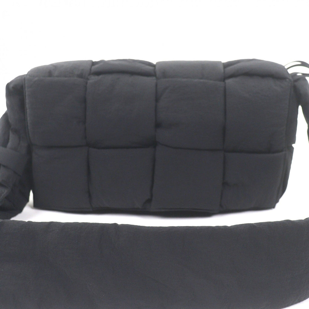 Bottega Veneta Black Nylon Shoulder Bag Sling Bag (Pre-Owned)