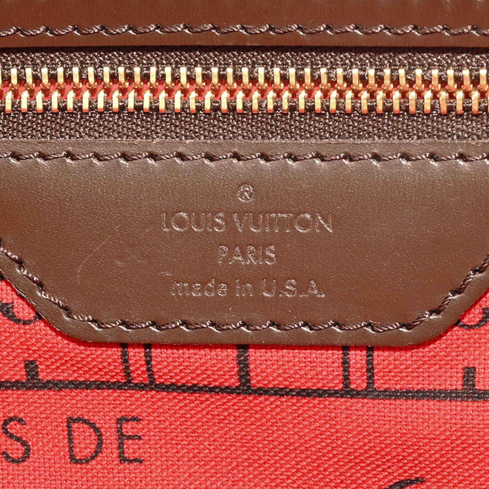 Louis Vuitton Damier Canvas Ebene Canvas Damier Canvas Tote Bag (Pre-Owned)