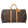 Louis Vuitton Brown Monogram Canvas Boston Bag (Pre-Owned)