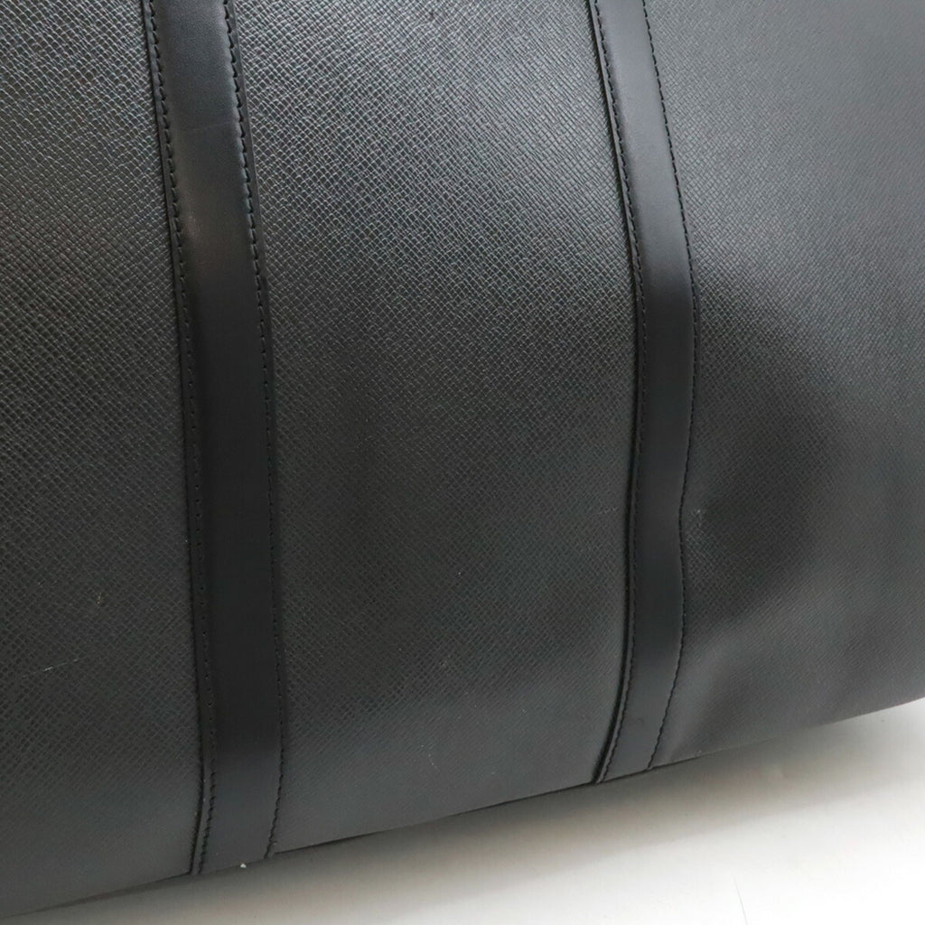 Louis Vuitton Ardoise Black Taiga Leather Boston Bag (Pre-Owned)