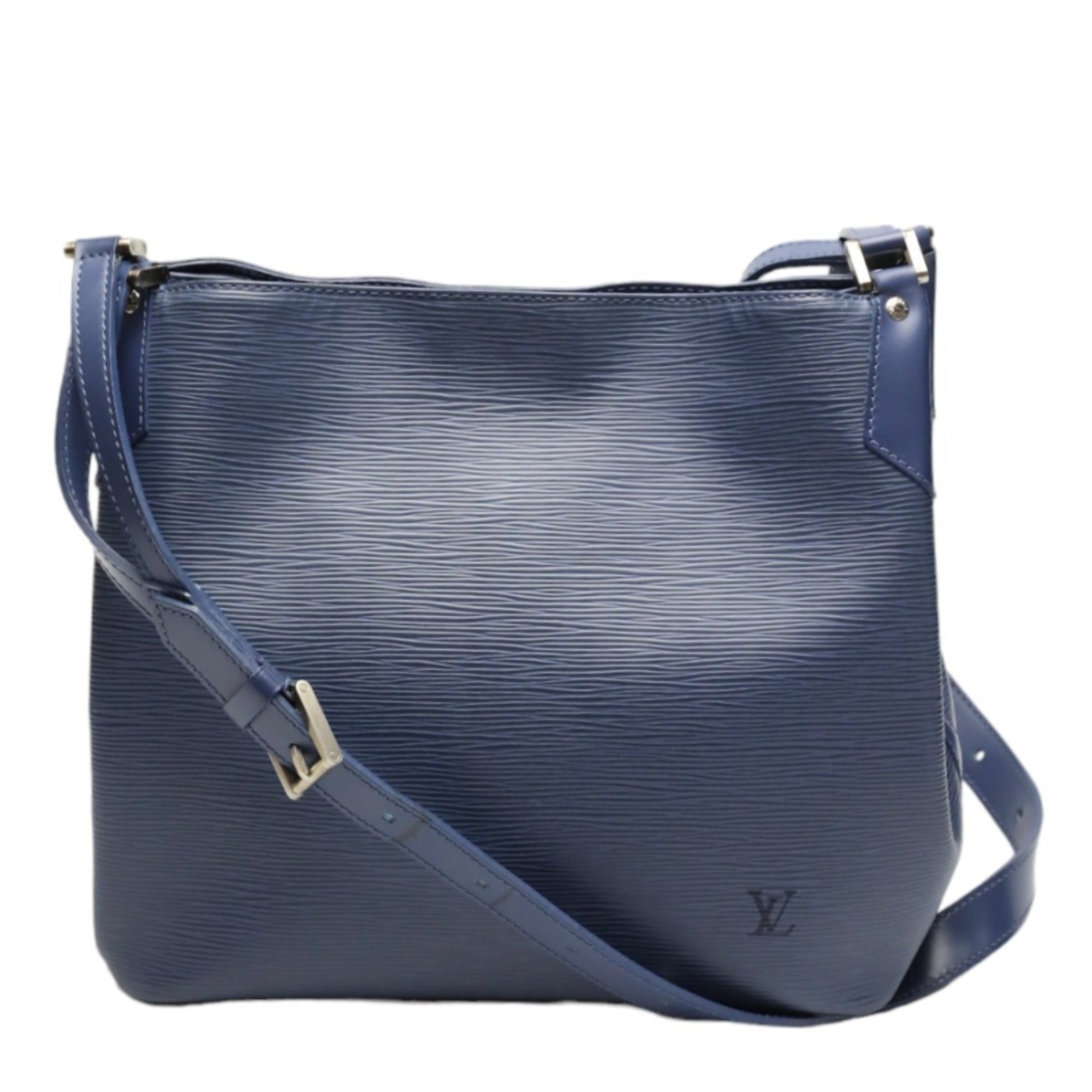 Louis Vuitton Epi Blue Epi Leather Shoulder Bag (Pre-Owned)