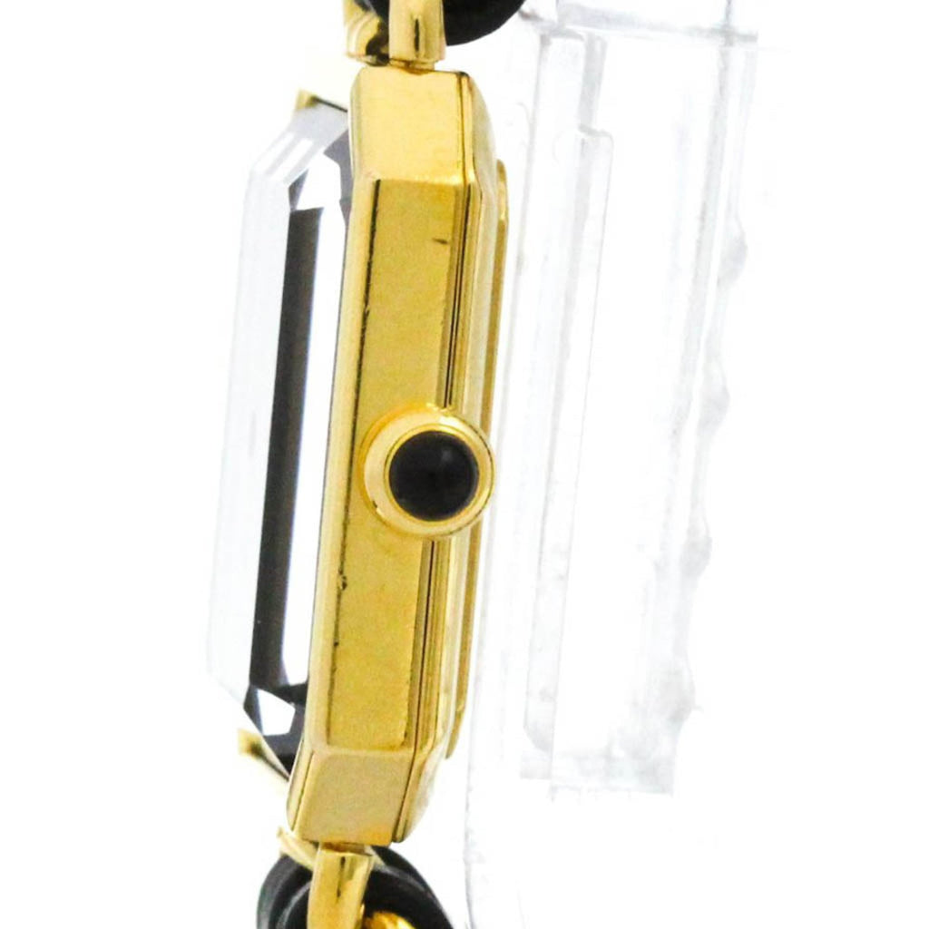 Chanel Premiere Rock Quartz Watch Plated Metal And Leather Watch (Pre-Owned)