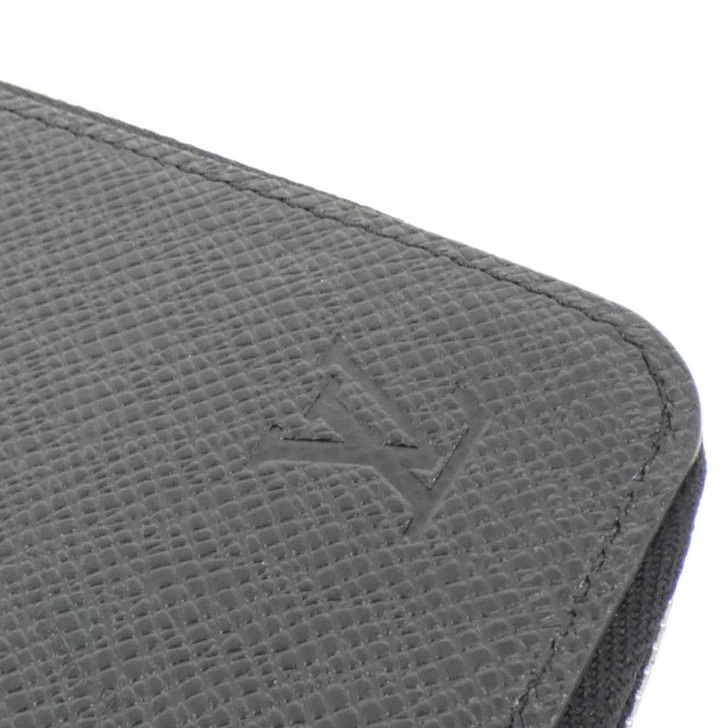 Louis Vuitton Black Taiga Leather Long Wallet (Bi-Fold) (Pre-Owned)