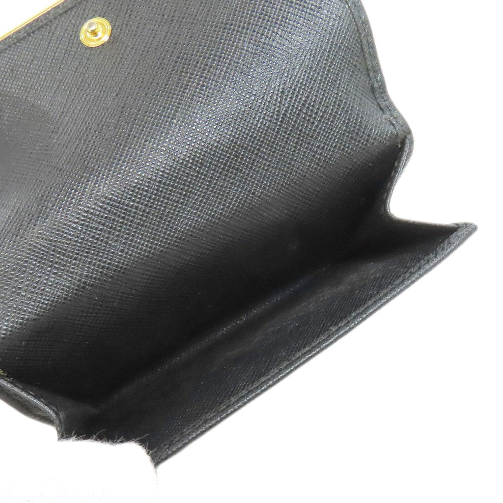 Prada Black Leather Wallet (Bi-Fold) (Pre-Owned)