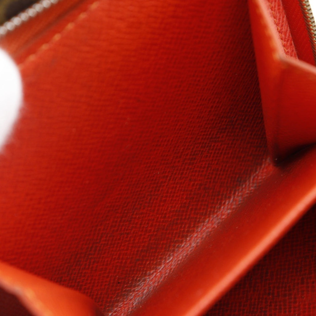 Louis Vuitton Lv Orange Orange Monogram Perforated Wallet (Bi-Fold) (Pre-Owned)