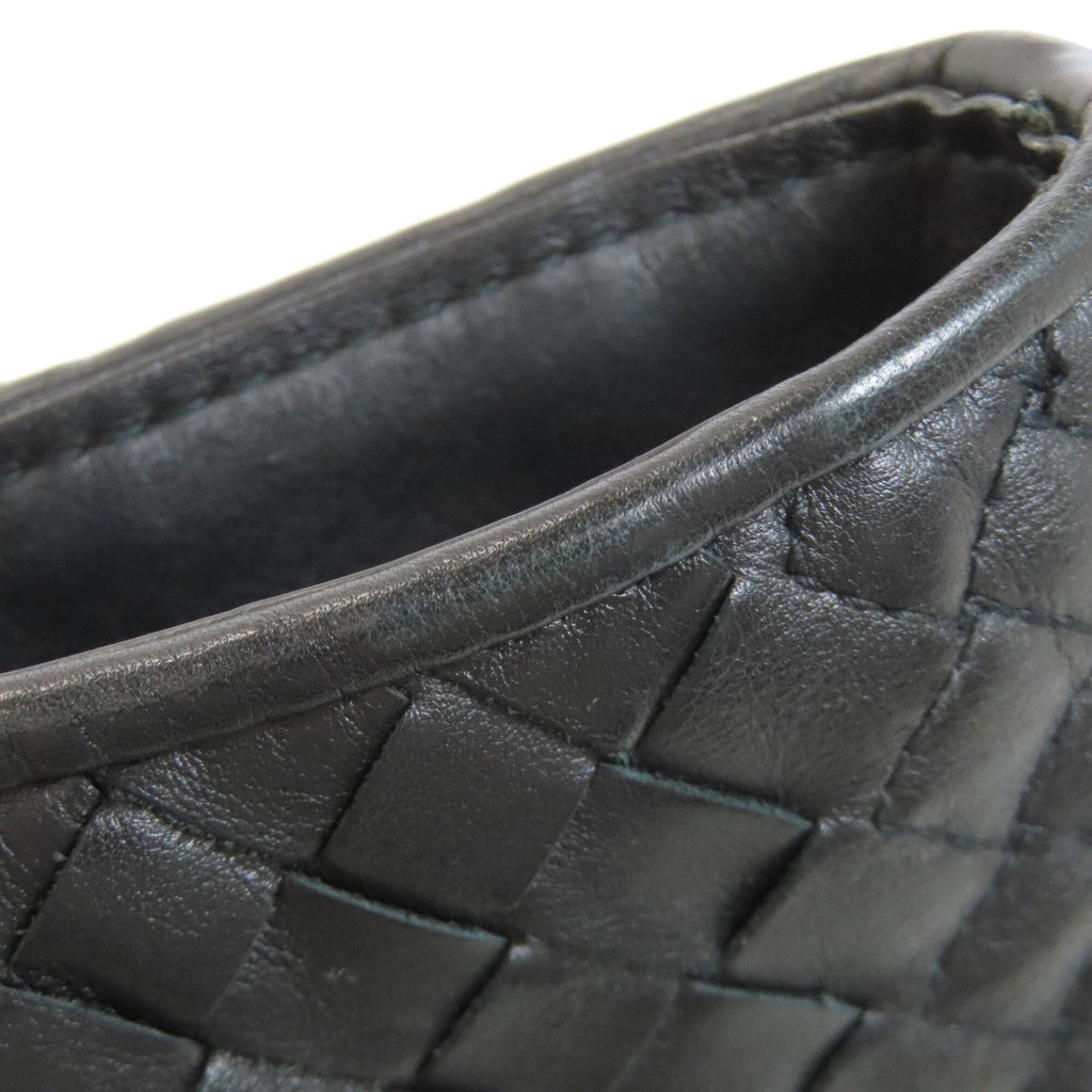 Bottega Veneta Black Leather Shoulder Bag (Pre-Owned)