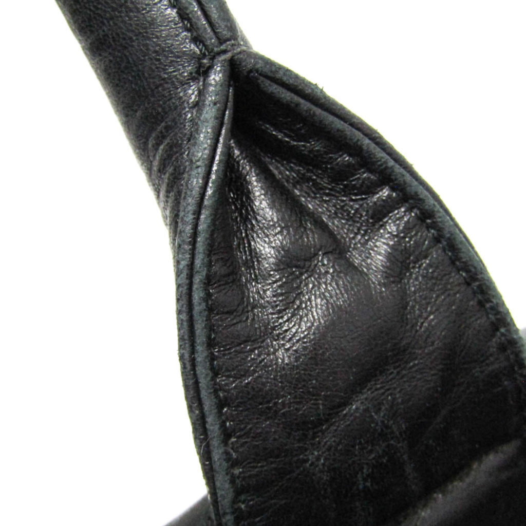 Prada Convertible Double Tote Nappa Leather And Tessuto Black Nylon Handbag (Pre-Owned)