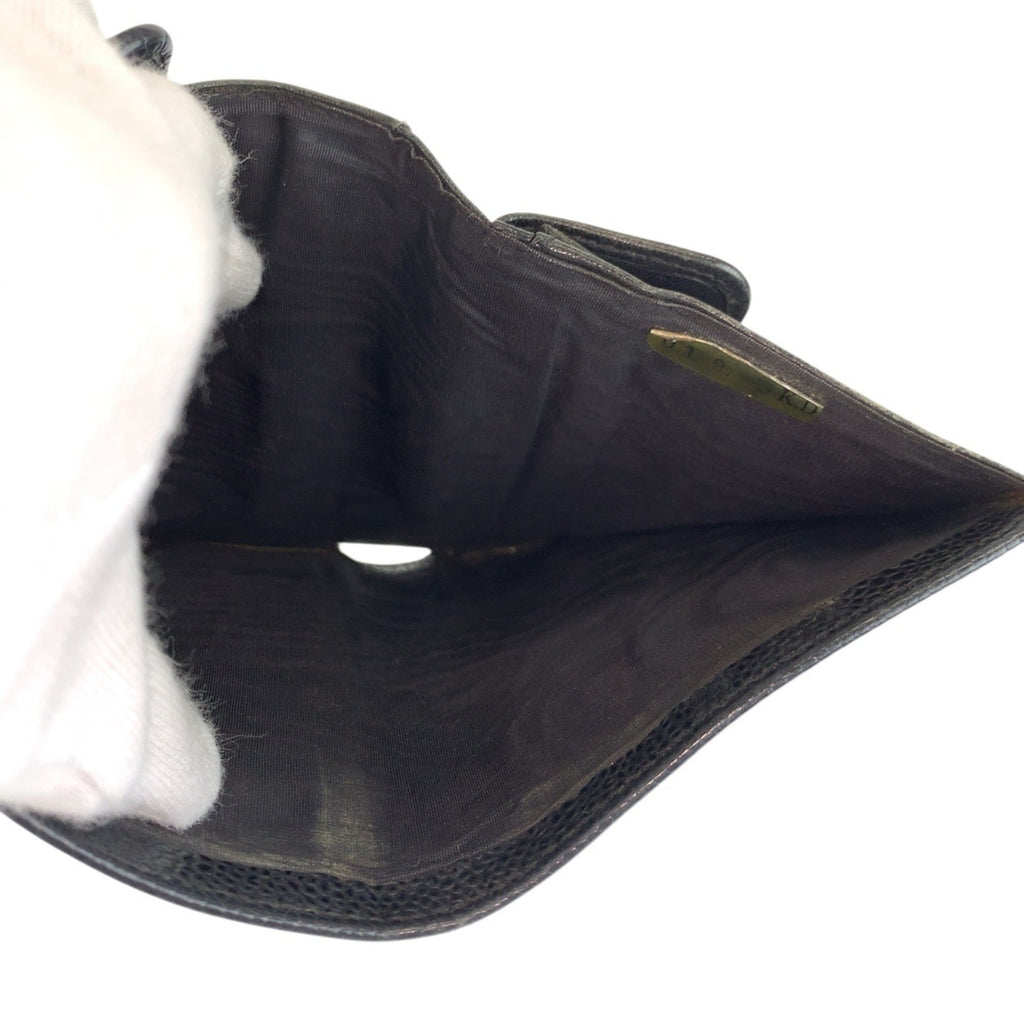 Chanel Black Leather Wallet (Bi-Fold) (Pre-Owned)