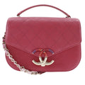 Chanel Pink Caviar Leather Handbag (Pre-Owned)