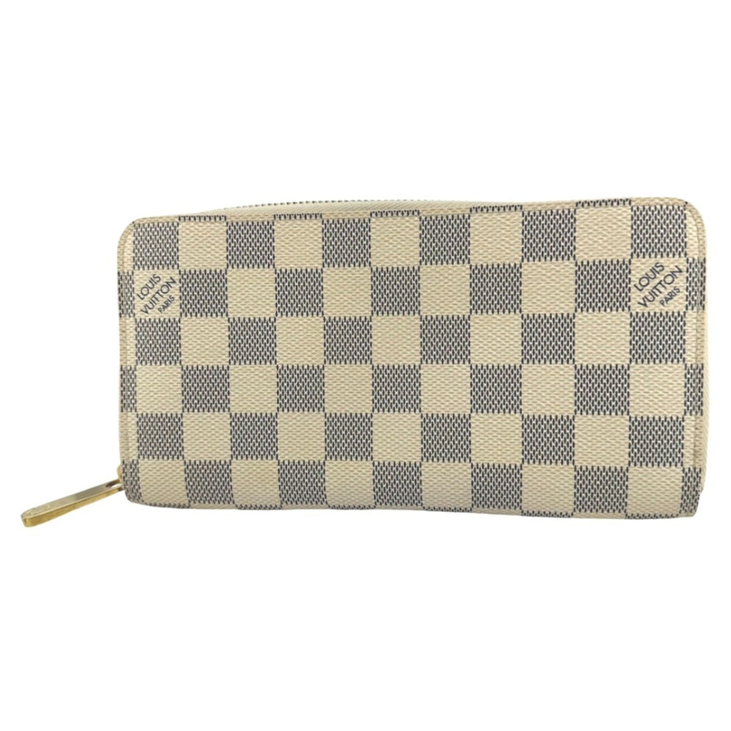Louis Vuitton Damier Azur White Damier Azur Long Wallet (Bi-Fold) (Pre-Owned)