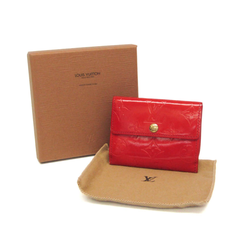 Louis Vuitton Ludlow Wallet Vernis Red Patent_Leather Wallets Accessory (Pre-Owned)