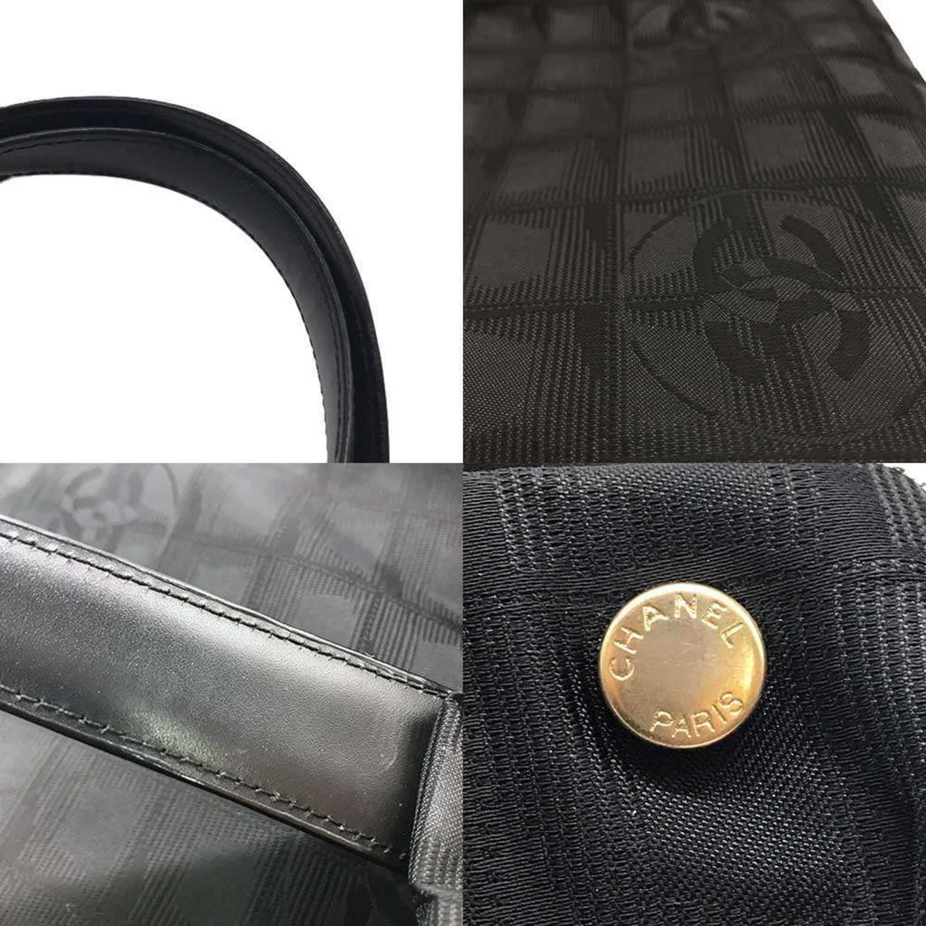 Chanel Black Nylon Tote Bag (Pre-Owned)
