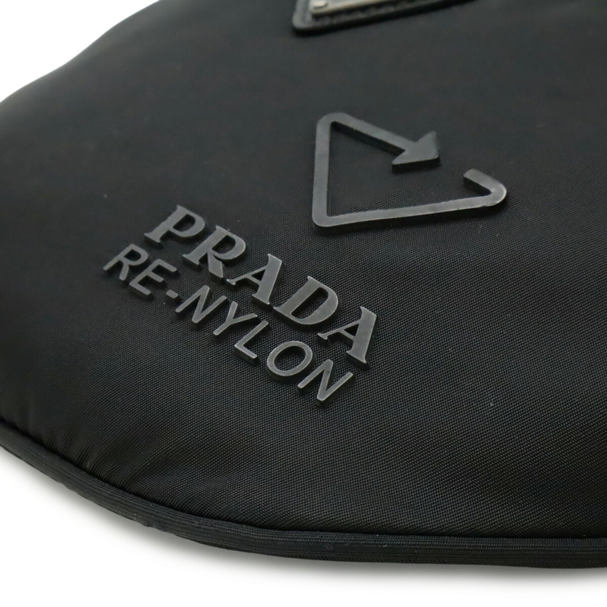 Prada Black Nero Nylon Pouch Sling Bag (Pre-Owned)