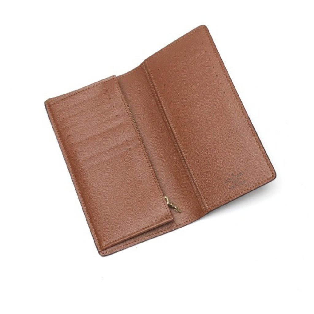 Louis Vuitton Monogram Brown Monogram Long Wallet (Bi-Fold) (Pre-Owned)