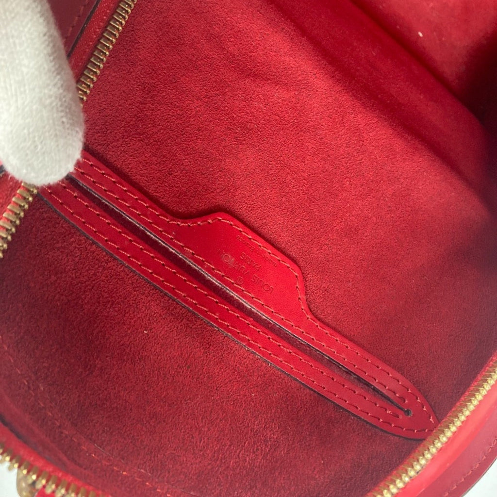 Louis Vuitton Red Color Epi Leather Backpack (Pre-Owned)