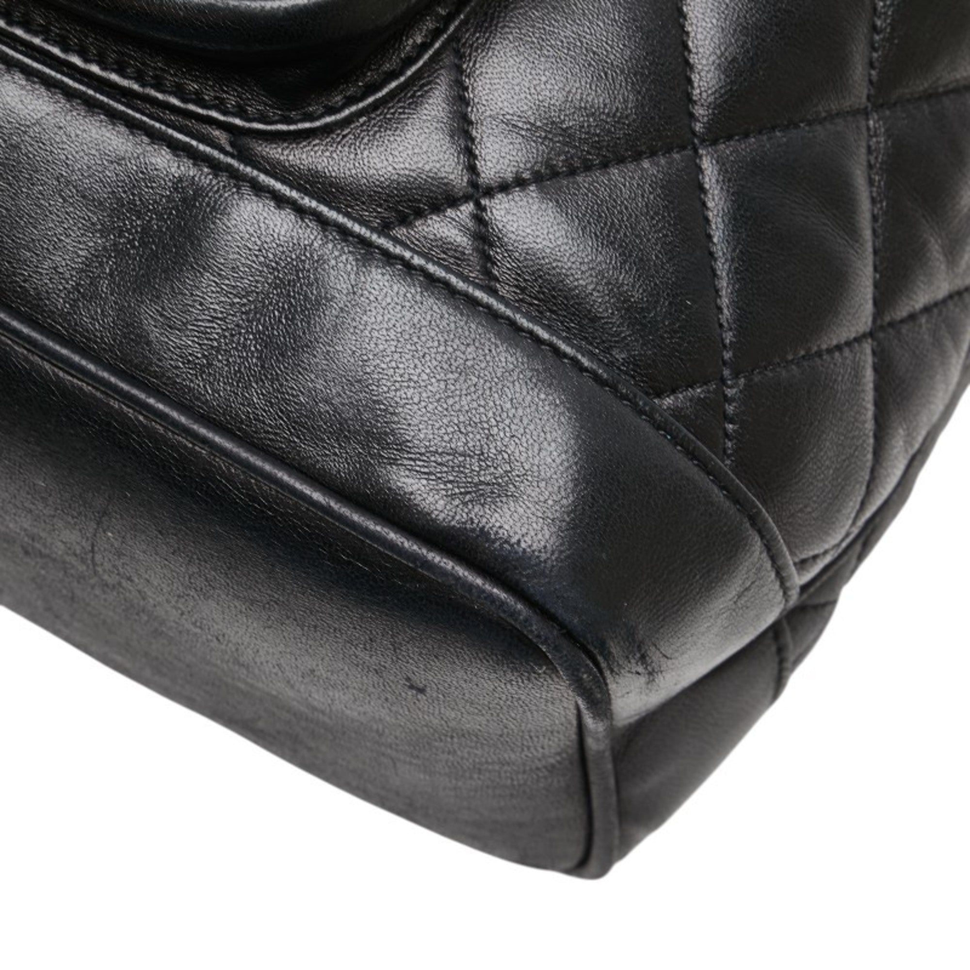 Chanel Black Leather Backpack (Pre-Owned)