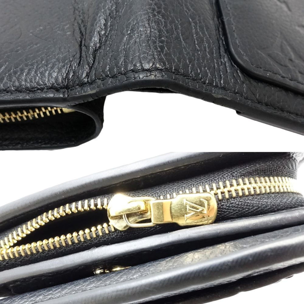 Louis Vuitton Monogram Empreinte Noir Leather Wallet (Bi-Fold) (Pre-Owned)