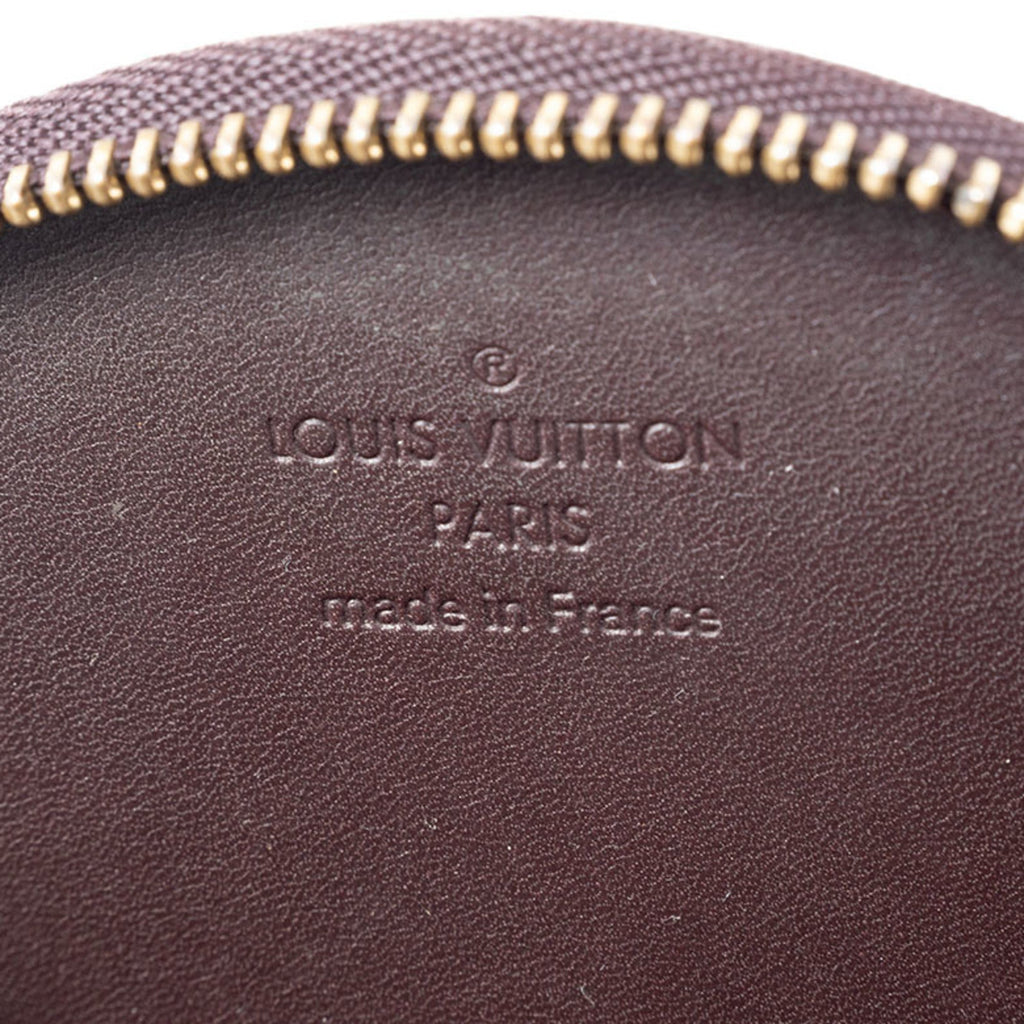 Louis Vuitton Monogram Vernis Amarante Monogram Vernis Coin Purse/Coin Case (Pre-Owned)