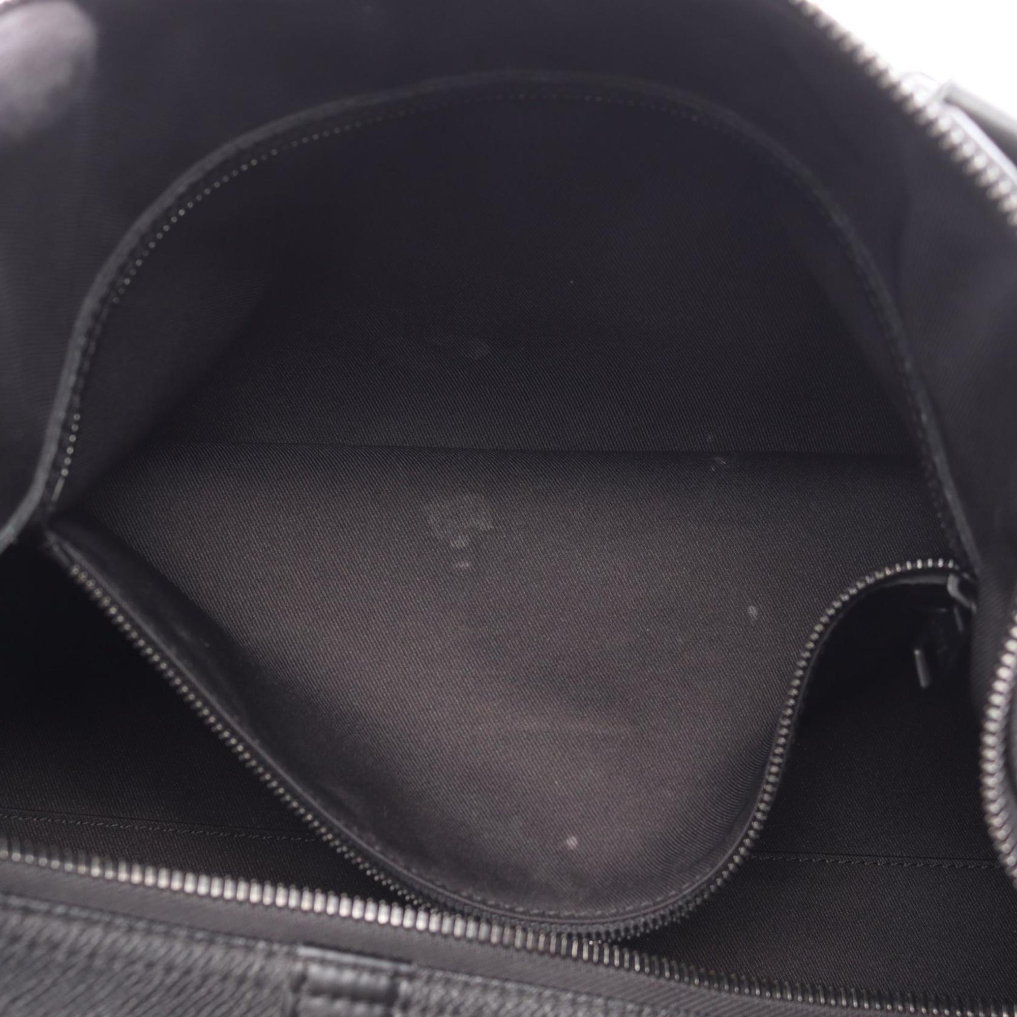 Louis Vuitton Black Multi-Color Noir Leather Boston Bag (Pre-Owned)